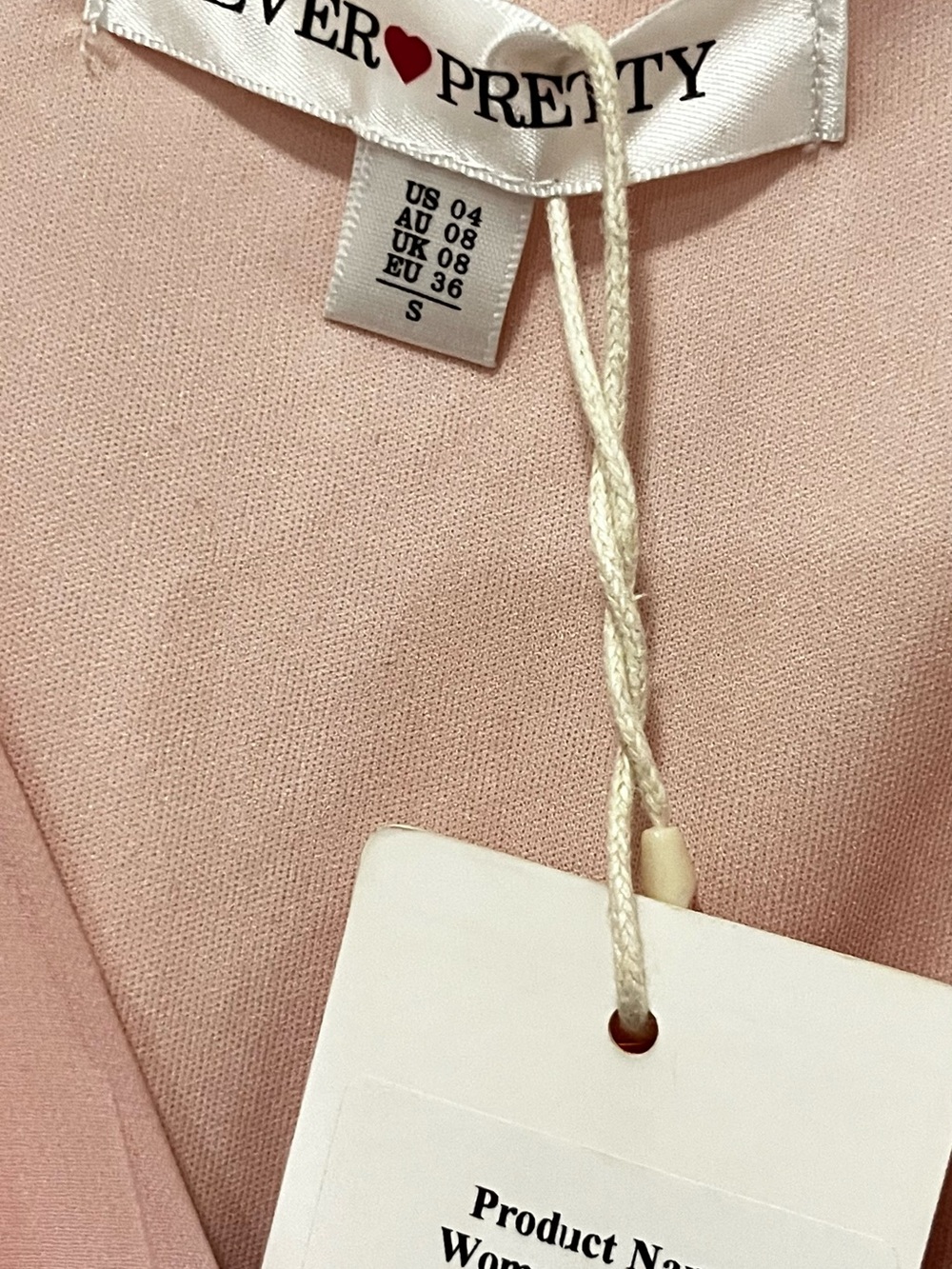 Ever Pretty Blush Pink V-Neck Gown NWT - Picture 2 of 4